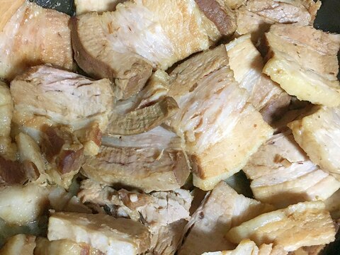 豚バラのにんにく醤油焼き